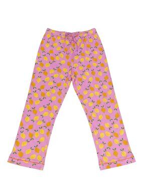 Hanna Andersson Love Hanna Pima Cotton Lemon Pajama Pants Size Medium
